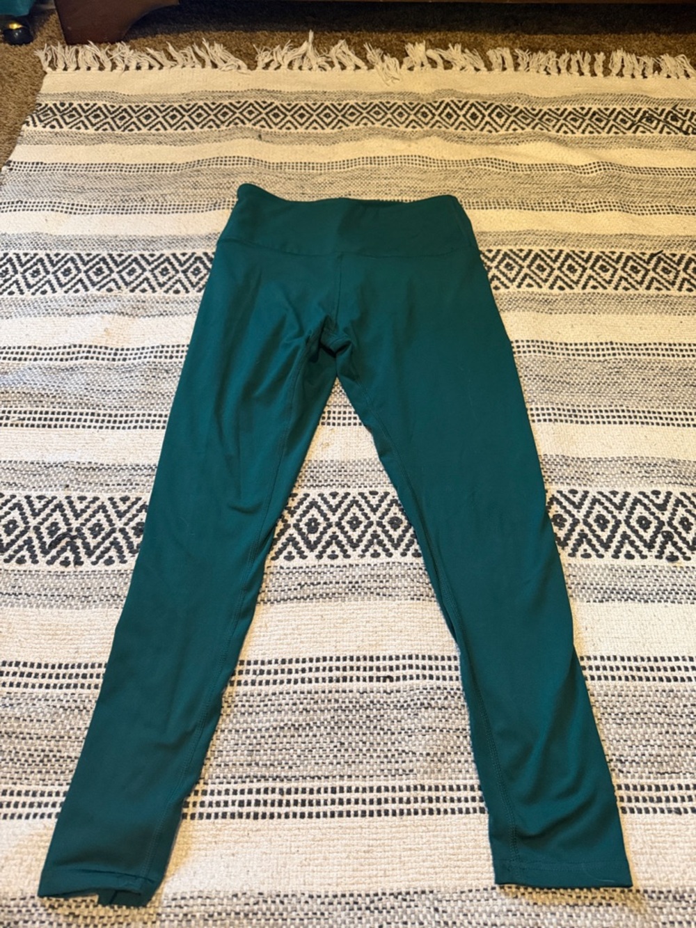 High-Waist Teal 7/8 Leggings